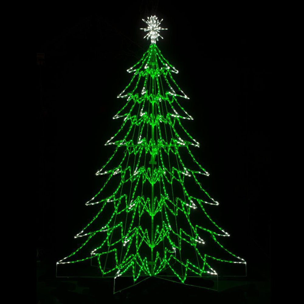 LED 3D Christmas Tree | Outdoor Christmas Wireframe Display