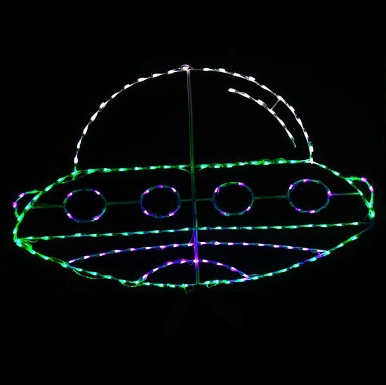 Animated LED Alien Spaceship