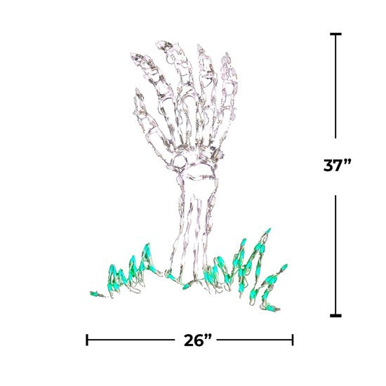 LED Skeleton Hand Ground Breaker