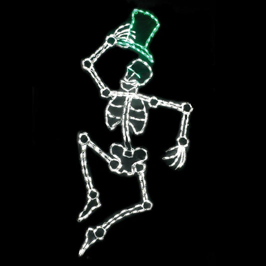 LED Dancing Skeleton for Halloween Display