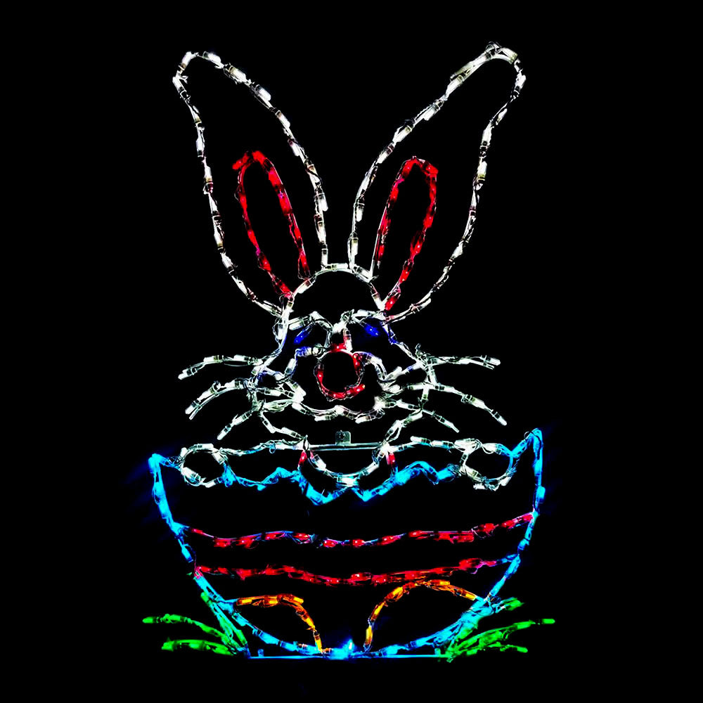 LED Easter Bunny in Easter Egg