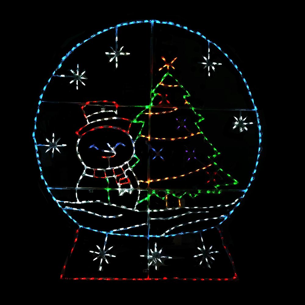 LED Christmas Snow Globe