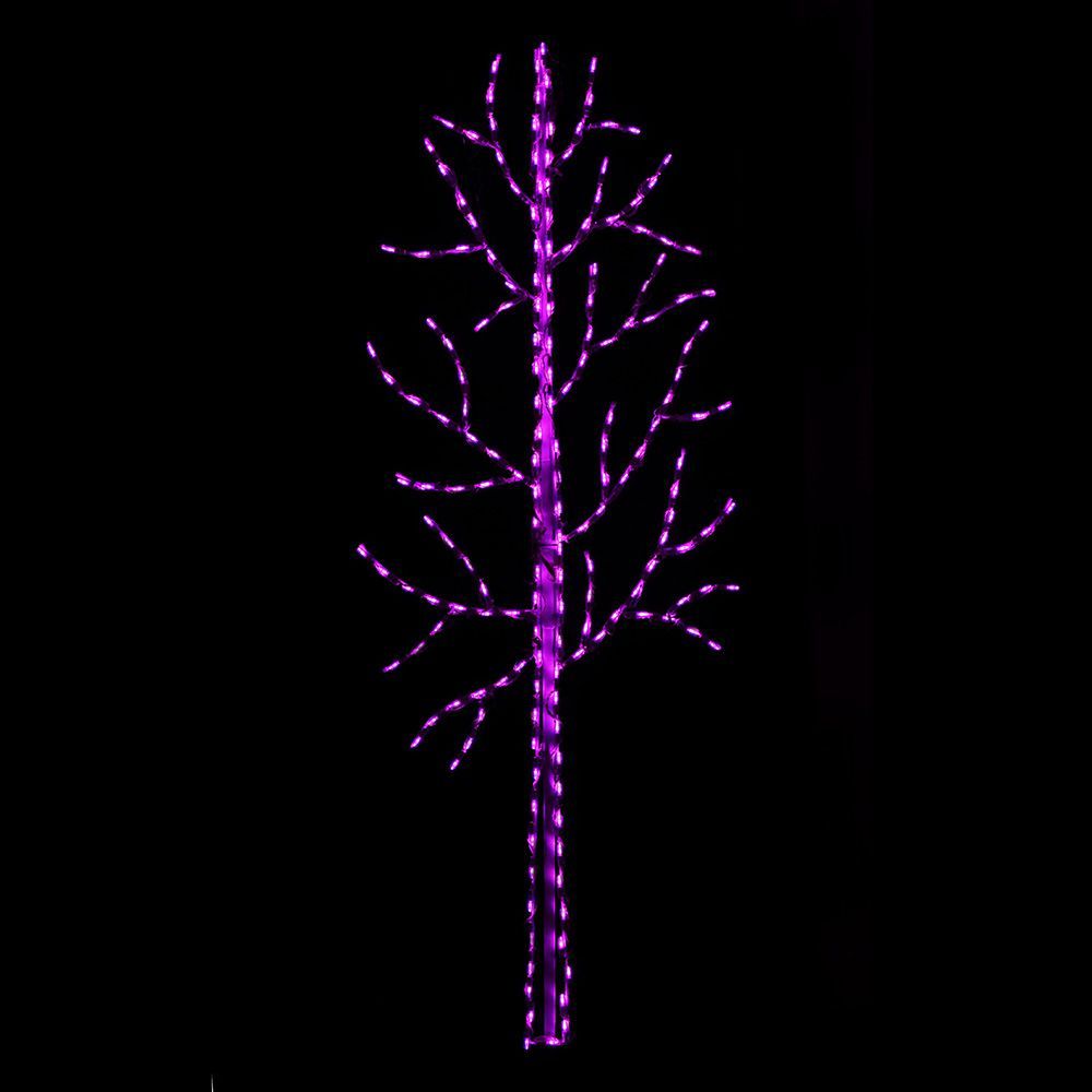 LED Purple Tree for Halloween Display