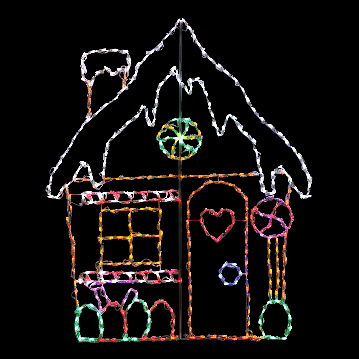 LED Gingerbread House Small