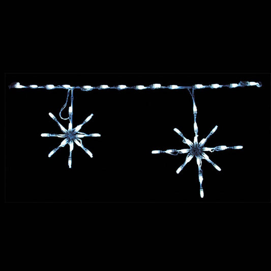 LED Snowflake White Linkable for Christmas Display