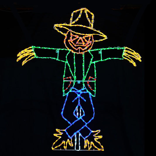 LED Scary Terry Scarecrow for Halloween Display
