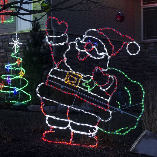 LED Santa Waving