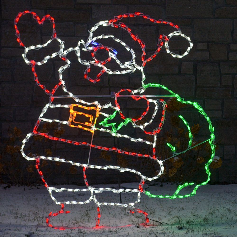 LED Santa Waving