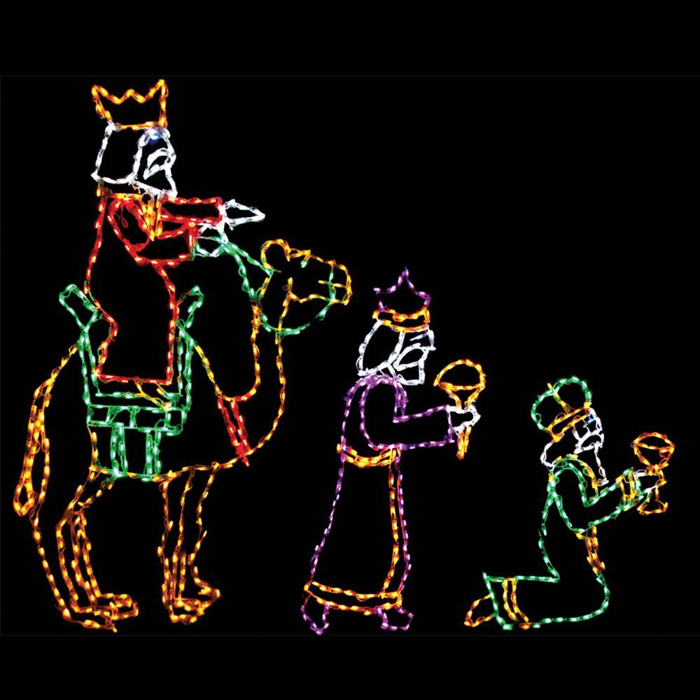LED Wise Men for Christmas Nativity Display